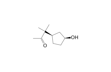 2-Butanone, 3-(3-hydroxycyclopentyl)-3-methyl-, cis-(.+-.)-