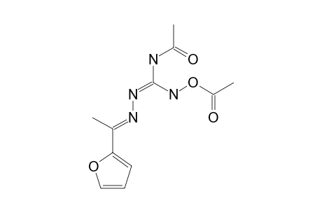 N-ACETYL-N'-[(E)-1-(2-FURYL)-ETHYLIDENE]-AMINOMETHANE-HYDRAZONEAMIDE-ACETATE
