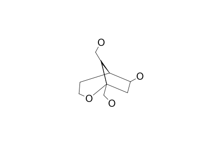 6-HYDROXY-8,9-DIHYDROXYMETHYL-2-OXABICYClO-[3.2.1]-OCTANE
