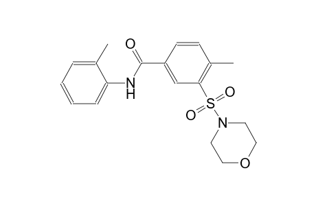4-methyl-N-(2-methylphenyl)-3-(4-morpholinylsulfonyl)benzamide