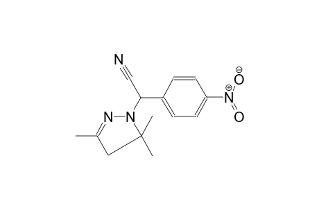 (4-nitrophenyl)(3,5,5-trimethyl-4,5-dihydro-1H-pyrazol-1-yl)acetonitrile