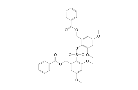 S-2'-BENZOYLOXYMETHYL-4',6'-DIMETHOXYPHENYL-2-BENZYLOXYMETHYL-4,6-DIMETHOXYBENZENETHIOSULFONATE