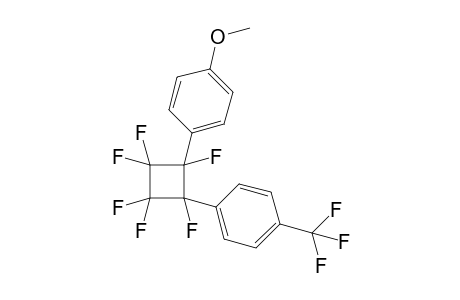 1-(p-Trifluoromethylphenyl)-2-(p-methoxyphenyl)-hexafluorocyclobutane