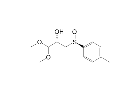 (S2,Rs)-2-Hydroxy-3-(p-tolylsulfinyl)propanal dimethyl acetal
