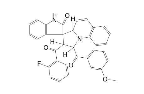 (1'S,2'S,3R,3a'R)-2'-(2-fluorobenzoyl)-1'-(3-methoxybenzoyl)-2',3a'-dihydro-1'H-spiro[indoline-3,3'-pyrrolo[1,2-a]quinolin]-2-one