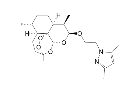 12-BETA-[2-(3,5-DIMETHYL-1H-PYRAZOL-1-YL)-ETHOXY]-DIHYDROARTEMISININ
