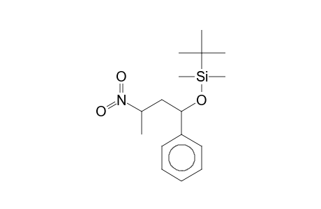 Butane, 3-nitro-1-phenyl-1-(t-butyldimethylsilyl)oxy-