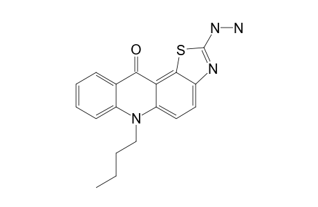 6-BUTYL-2-HYDRAZINYLTHIAZOLO-[5,4-A]-ACRIDIN-11(6H)-ONE