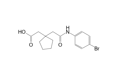 {1-[2-(4-bromoanilino)-2-oxoethyl]cyclopentyl}acetic acid