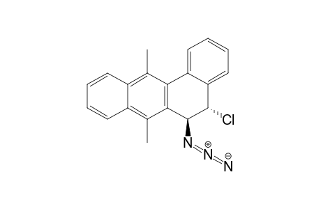 Benz[a]anthracene, 6-azido-5-chloro-5,6-dihydro-7,12-dimethyl-, trans-