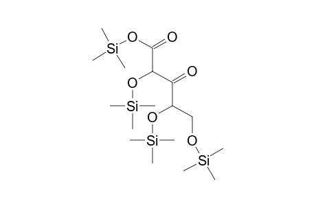 3-Pentulosonic acid, 2,4,5-tris-O-(trimethylsilyl)-, trimethylsilyl ester