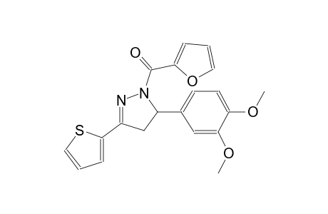 5-(3,4-dimethoxyphenyl)-1-(2-furoyl)-3-(2-thienyl)-4,5-dihydro-1H-pyrazole