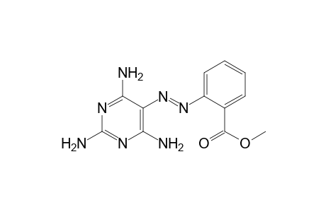 o-[(2,4,6-triaminopyrimidin-5-yl)azo]benzoic acid, methyl ester