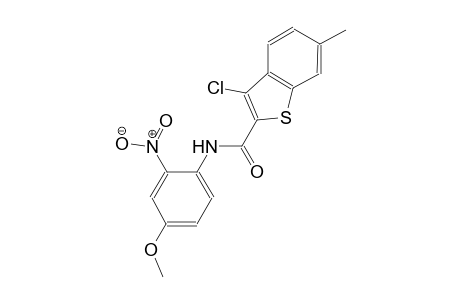 3-chloro-N-(4-methoxy-2-nitrophenyl)-6-methyl-1-benzothiophene-2-carboxamide