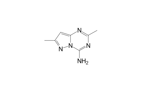 4-Amino-2,7-dimethyl-pyrazolo(1,5-A)-1,3,5-triazine