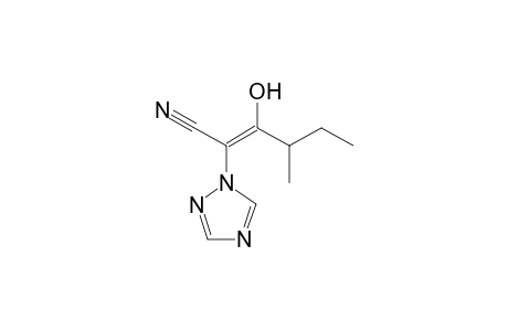 1H-1,2,4-Triazole-1-acetonitrile, alpha-(1-hydroxy-2-methylbutylidene)-