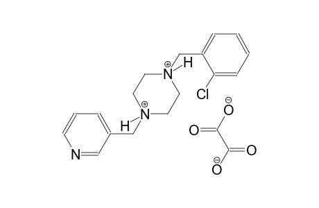 1-(2-chlorobenzyl)-4-(3-pyridinylmethyl)piperazinediium oxalate