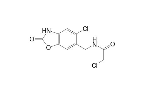 Acetamide, 2-chloro-N-[(5-chloro-2,3-dihydro-2-oxo-1,3-benzoxazol-6-yl)methyl]-