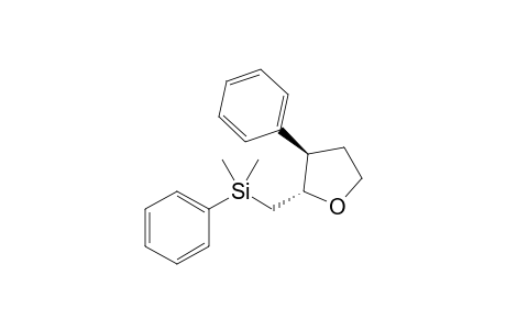 (trans)-2-[(Phenyldimethylsilyl)methyl]-3-phenyltetrahydrofuran