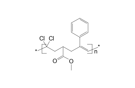Poly(vinylidene chloride-co-methyl acrylate-co-phenylvinylene)