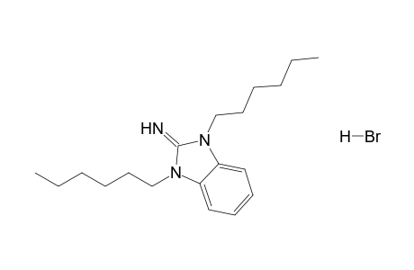 1,3-Dihexyl-2,3-dihydro-benzimidazole-2-imine - hydrobromide