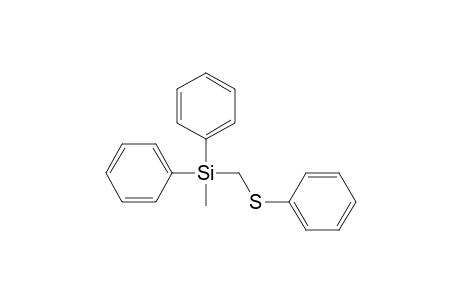 (Methyl)(diphenyl)[(phenylthio)methyl]silane