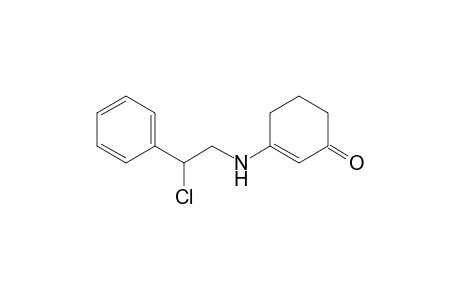 2-Cyclohexen-1-one, 3-[(2-chloro-2-phenylethyl)amino]-