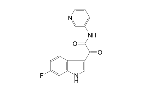 1H-Indole-3-acetamide, 6-fluoro-.alpha.-oxo-N-(3-pyridinyl)-