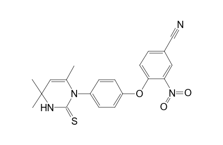 3-Nitro-4-[4-(4,4,6-trimethyl-2-thioxo-3,4-dihydro-1(2H)-pyrimidinyl)phenoxy]benzonitrile