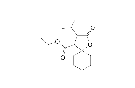 cis-Cyclohexanesporo-4'-[3'-(ethoxycarbonyl)-2'-(1-methylethyl)-4'-butanolide]