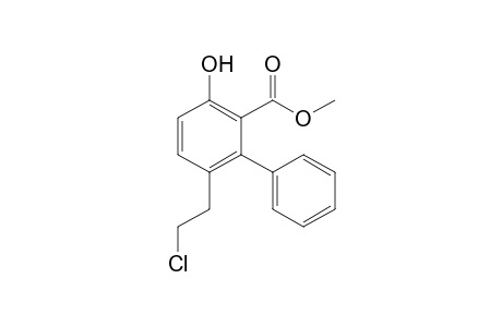 6-(2-Chloroethyl)-3-hydroxy-biphenyl-2-carboxylic acid methyl ester