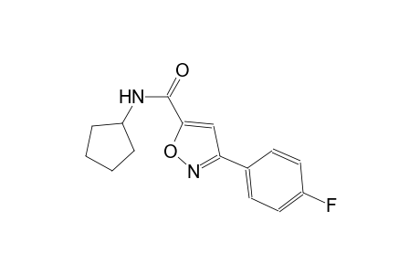 5-isoxazolecarboxamide, N-cyclopentyl-3-(4-fluorophenyl)-