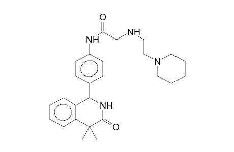 4,4-DIMETHYL-1-{4-[(2-PIPERIDINOETHYL)AMINOACETYL]AMINOPHENYL}-1,4-DIHYDRO-3(2H)-ISOQUINOLINONE
