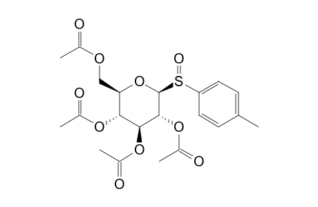 1-deoxy-1-(p-tolylsulfinyl)-beta-D-glucose, tetraacetate