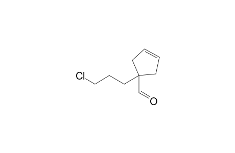 1-(3-chloranylpropyl)cyclopent-3-ene-1-carbaldehyde