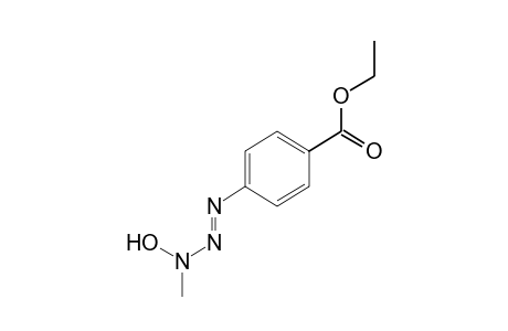 p-(3-HYDROXY-3-METHYL-1-TRIAZENO)BENZOIC ACID, ETHYL ESTER