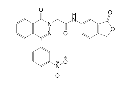 2-(4-(3-nitrophenyl)-1-oxo-2(1H)-phthalazinyl)-N-(3-oxo-1,3-dihydro-2-benzofuran-5-yl)acetamide