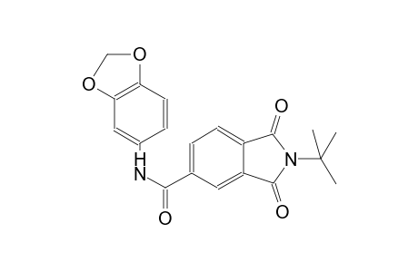 1H-isoindole-5-carboxamide, N-(1,3-benzodioxol-5-yl)-2-(1,1-dimethylethyl)-2,3-dihydro-1,3-dioxo-