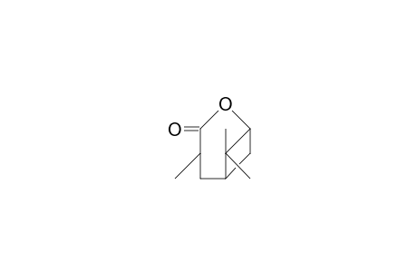 cis-4,7,7-Trimethyl-2-oxa-bicyclo(4.1.1)octan-3-one