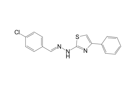 2-(2-(4-Chlorobenzylidene)hydrazinyl)-4-phenylthiazole
