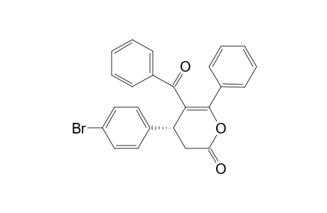(R)-5-benzoyl-4-(4-bromophenyl)-6-phenyl-3,4-dihydro-2H-pyran-2-one