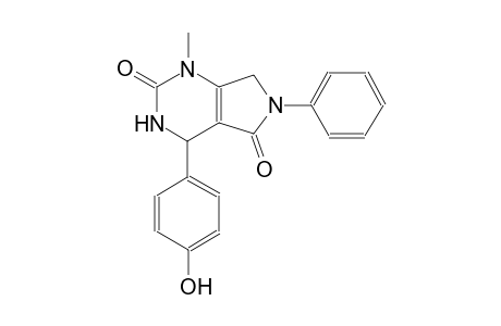 4-(4-hydroxyphenyl)-1-methyl-6-phenyl-3,4,6,7-tetrahydro-1H-pyrrolo[3,4-d]pyrimidine-2,5-dione