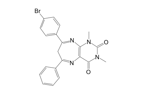 8-(4-BROMOPHENYL)-2,3,4,7-TETRAHYDRO-1,3-DIMETHYL-6-PHENYL-1H-PYRIMIDO-[4,5-B]-[1,4]-DIAZEPINE-2,4-DIONE