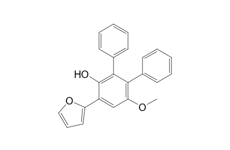 2-Furyl-4-methoxy-5,6-diphenylphenol