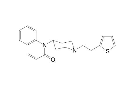 N-Phenyl-N-(1-[2-(thiophen-2-yl)ethyl]piperidin-4-yl)prop-2-enamide