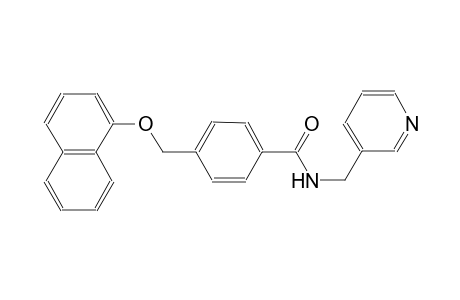 4-[(1-naphthyloxy)methyl]-N-(3-pyridinylmethyl)benzamide