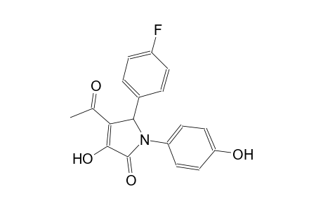 2H-pyrrol-2-one, 4-acetyl-5-(4-fluorophenyl)-1,5-dihydro-3-hydroxy-1-(4-hydroxyphenyl)-
