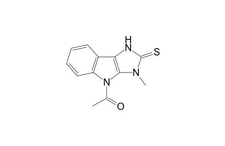 1-(3-Methyl-2-sulfanylidene-1H-imidazo[4,5-b]indol-4-yl)ethanone