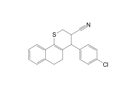 2H-Naphtho[1,2-b]thiopyran-3-carbonitrile, 4-(4-chlorophenyl)-3,4,5,6-tetrahydro-