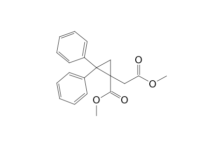 Methyl 2,2-diphenyl-1-methoxycarbonylcyclopropane-1-acetate